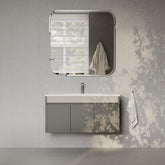 Darcy Matt Grey Vanity Unit with Ceramic Basin 1000mm